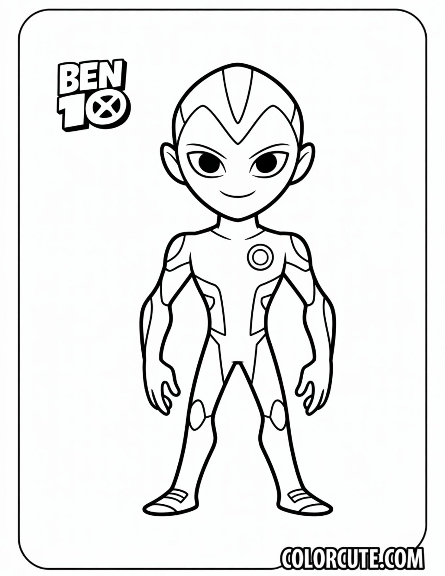 Ben 10 Alien Coloring Pages Free PDF Printables