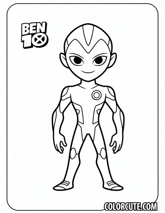Ben 10 Alien Coloring Pages Free PDF Printables