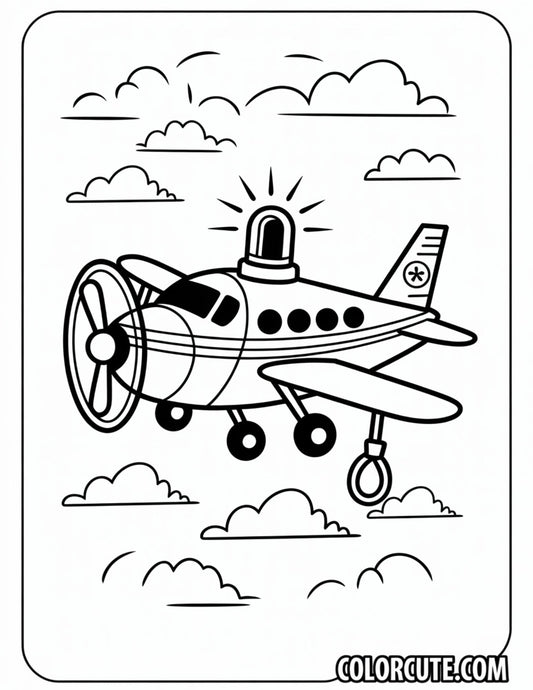 Cargo Airplane Coloring Pages | Free PDF Printables