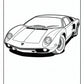 Centenario Lamborghini Coloring Pages - Free PDF Printables