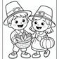 Cool Thanksgiving Pilgrim Coloring Pages | Free PDF Printables