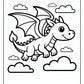 Flying Dragon Coloring Pages | Free PDF Printables
