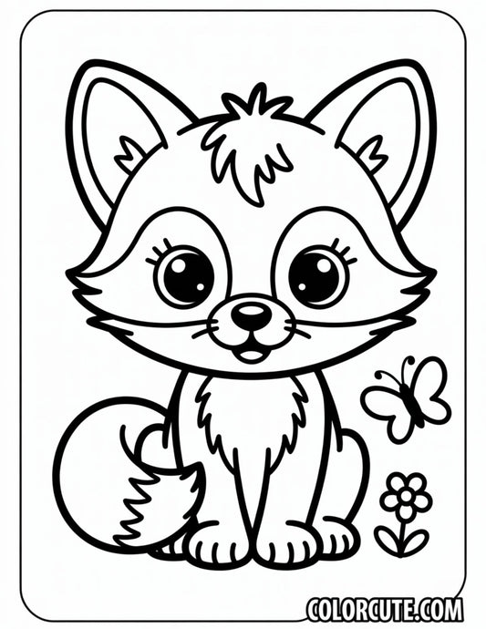 Fox Coloring Pages | Free PDF Printables