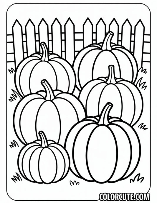 Pattern Pumpkin Coloring Page | Free PDF Printables