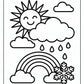 Weather Preschool Coloring Pages | Free PDF Printables