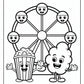 Wonderful Carnival Kawaii Coloring Pages | Free PDF Printables