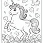 Fall Unicorn Coloring Pages | Free PDF Printables