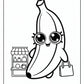 Shopkin Banana Coloring | Free PDF Printables
