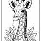 African Giraffe Coloring Pages | Free PDF Printables