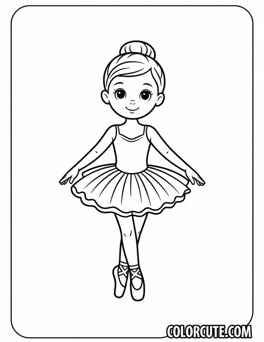 Ballerina Dress Coloring Pages | Free PDF Printables