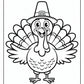 Cool Thanksgiving Turkey Coloring Pages | Free PDF Printables