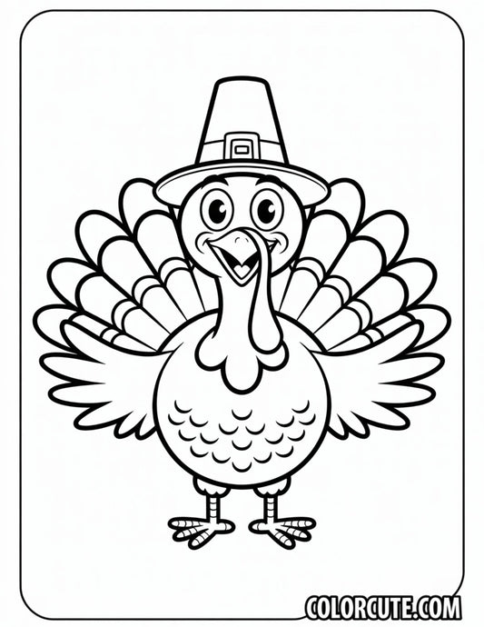 Cool Thanksgiving Turkey Coloring Pages | Free PDF Printables