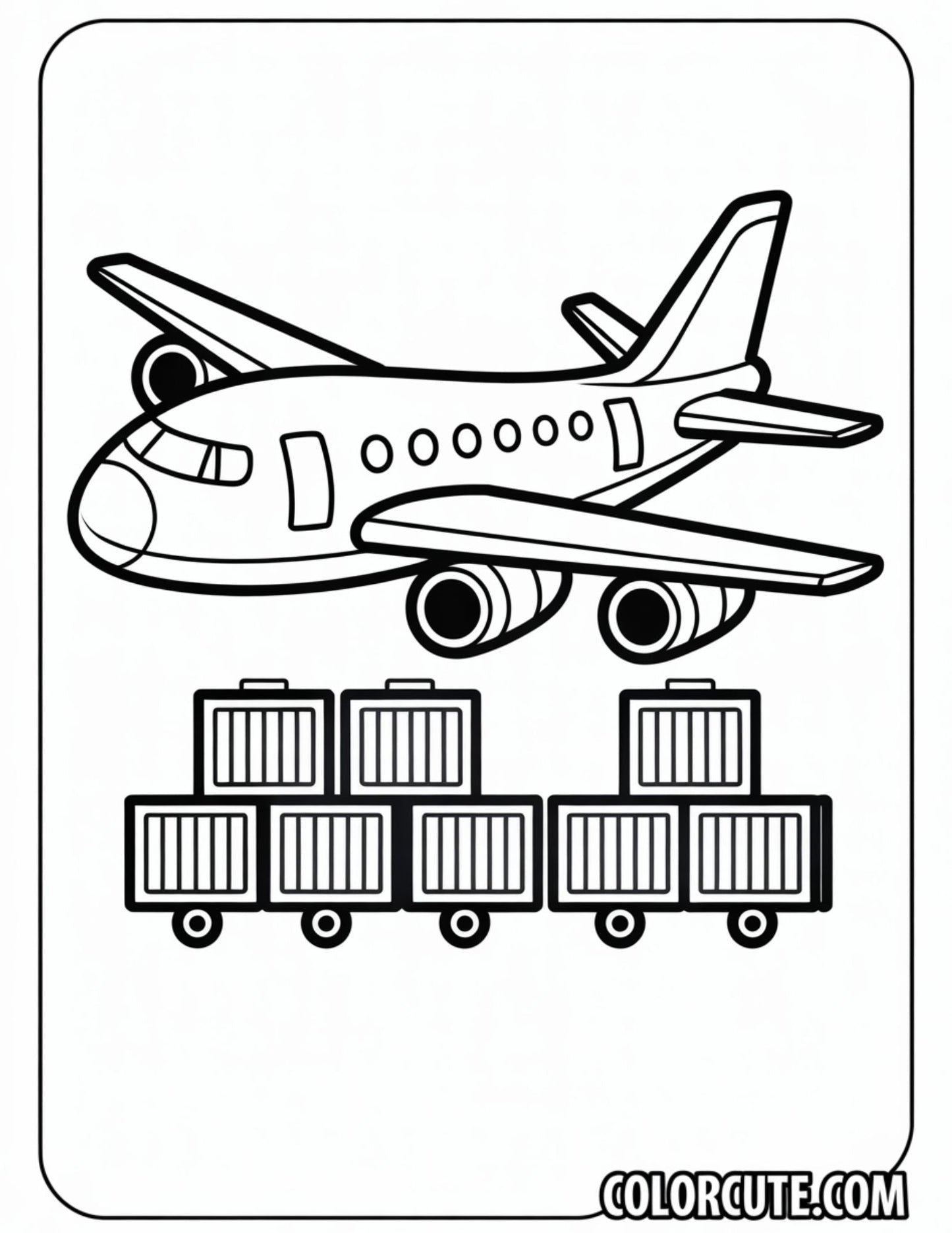 Rescue Airplane Coloring Pages | Free PDF Printables
