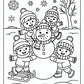 Winter Preschool Coloring Pages | Free PDF Printables