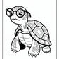 Wise Turtle Coloring Pages | Free PDF Printables