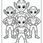Alien Force Coloring Pages Free PDF Printables
