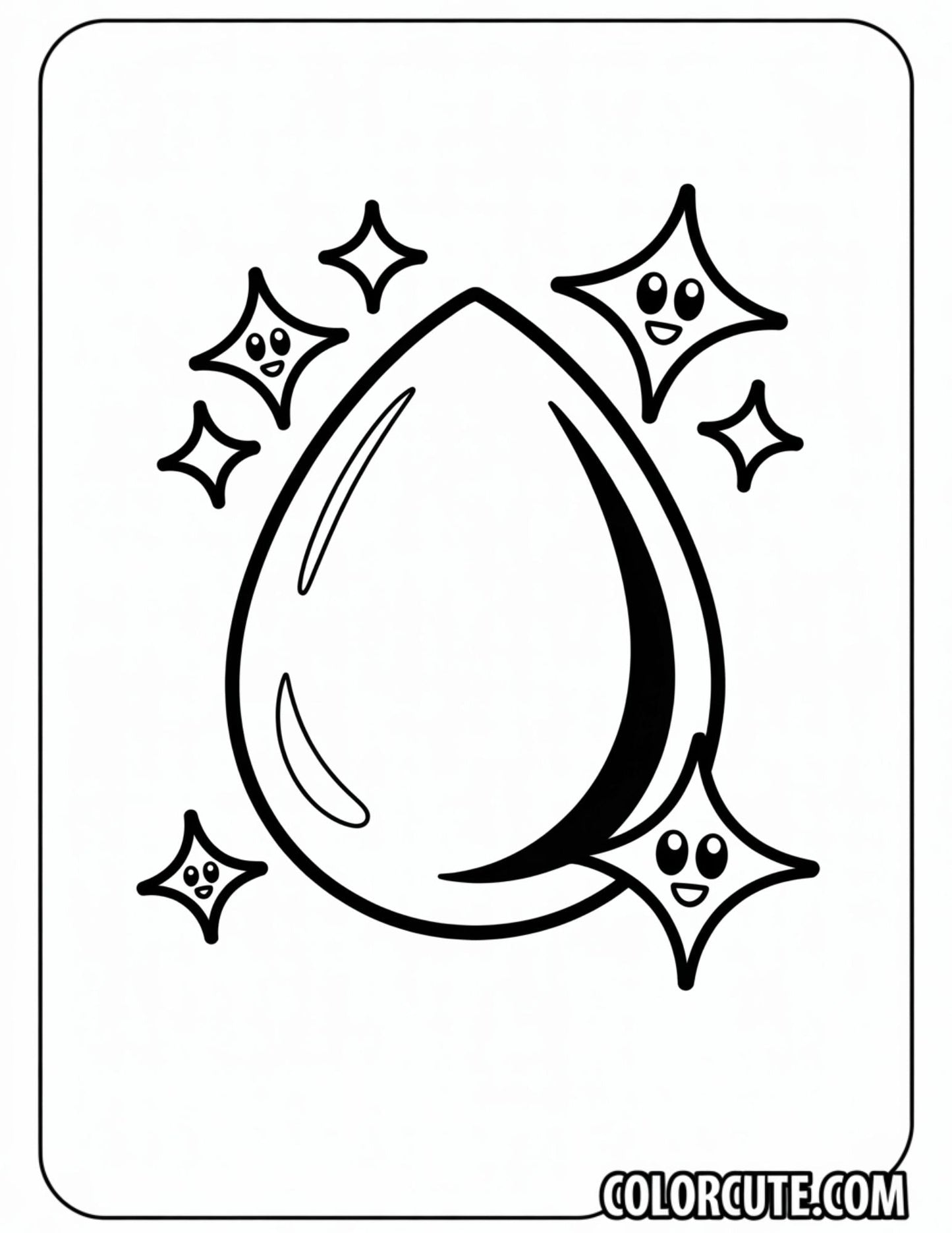 Beauty Blender Coloring Page | Free PDF Printables