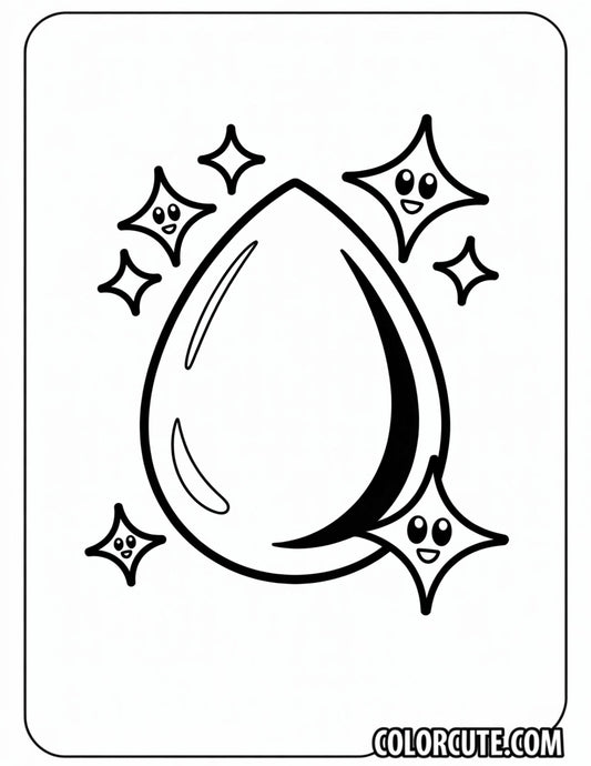 Beauty Blender Coloring Page | Free PDF Printables