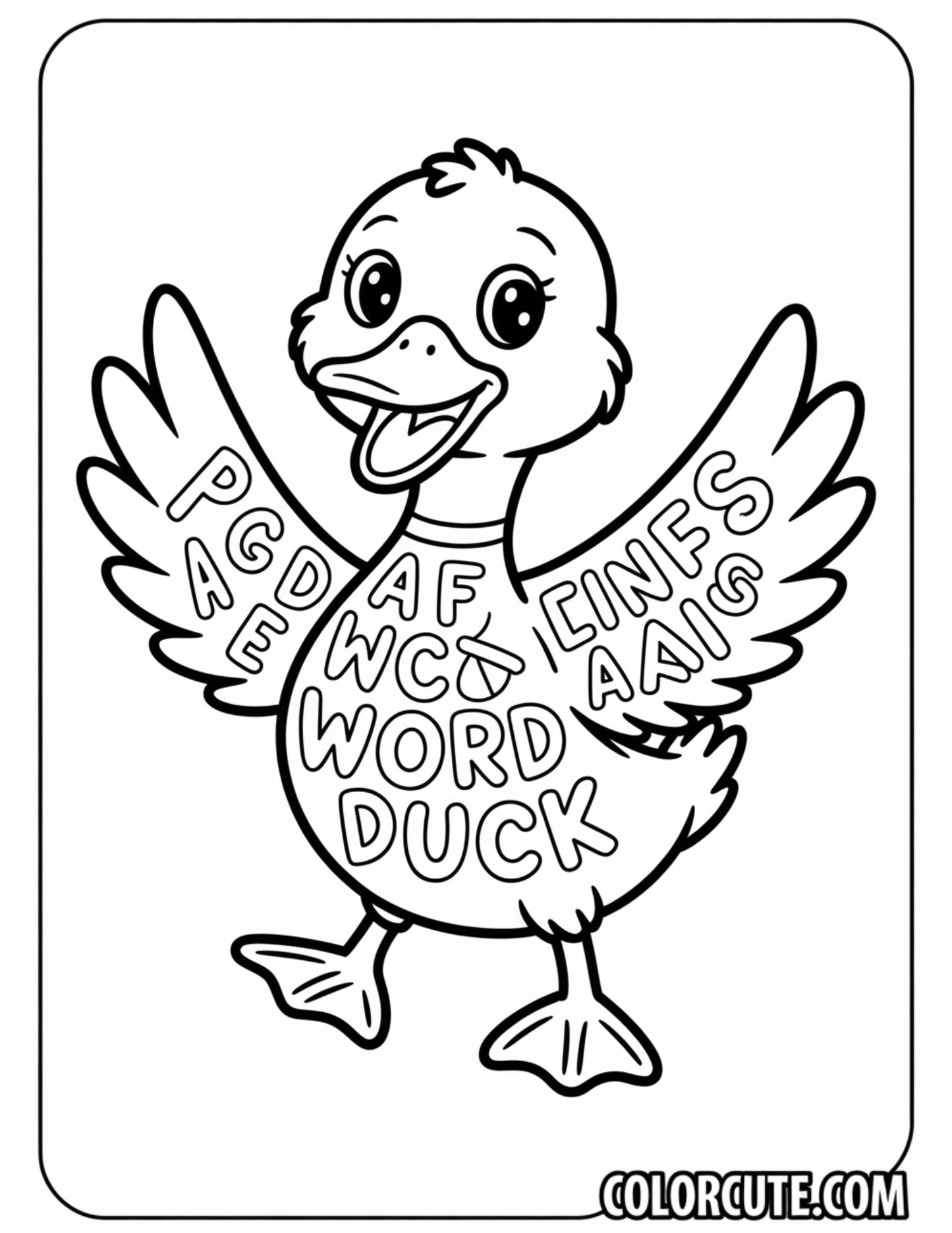 Donald Duck Coloring Page | Free PDF Printables