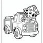 Fun Paw Patrol Fire Truck Coloring Pages | Free PDF Printables