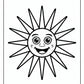 Adult Sun Coloring Page | Free PDF Printables