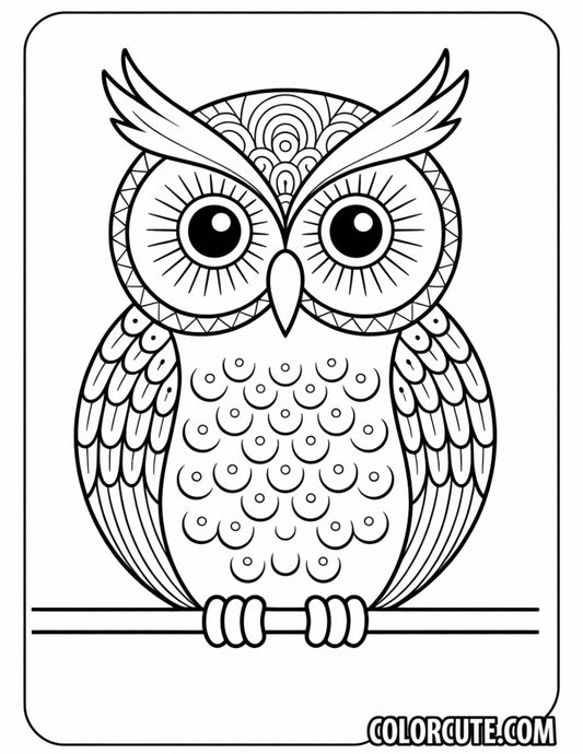 Mandala Owl Coloring Pages | Free PDF Printables