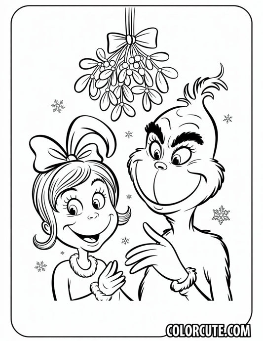 Cindy Lou Who Grinch Coloring Page | Free PDF Printables
