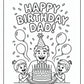 Dad Birthday Coloring Pages | Free PDF Printables