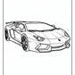 Sesto Elemento Lamborghini Coloring Pages - Free PDF Printables