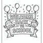 Welcome Back to School Coloring Pages | Free PDF Printables