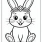Wonderful Bunny Kawaii Coloring Pages | Free PDF Printables