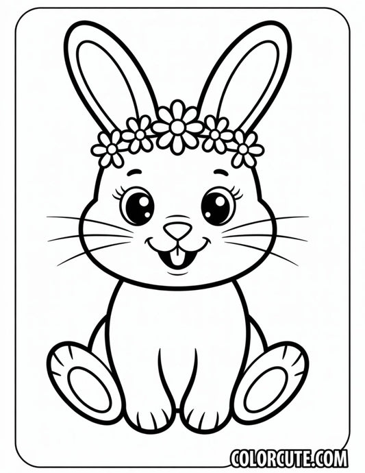 Wonderful Bunny Kawaii Coloring Pages | Free PDF Printables