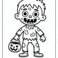 Zombie Halloween Coloring Pages | Free PDF Printables