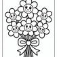 Cute Valentine Flowers Coloring Pages | Free PDF Printables