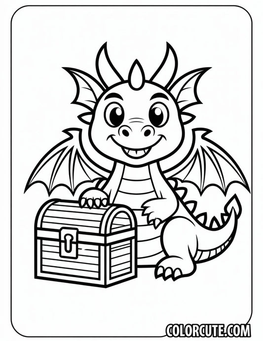 Dragons Coloring Pages | Free PDF Printables