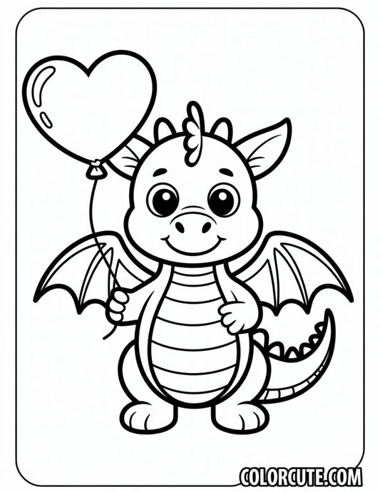 Cute Dragon Coloring Pages | Free PDF Printables