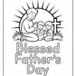 Christian Fathers Day Coloring Pages | Free PDF Printables