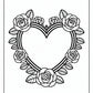 Be Mine Valentine Coloring Pages | Free PDF Printables