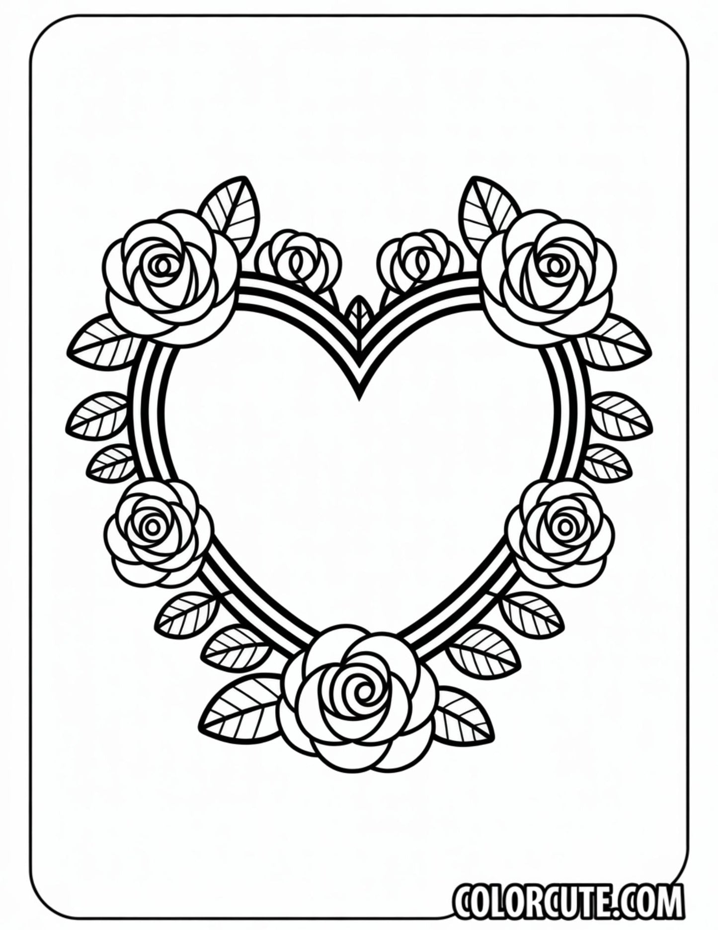 Be Mine Valentine Coloring Pages | Free PDF Printables