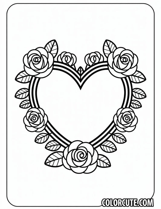 Be Mine Valentine Coloring Pages | Free PDF Printables