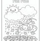 Fall Weather Coloring Pages | Free PDF Printables