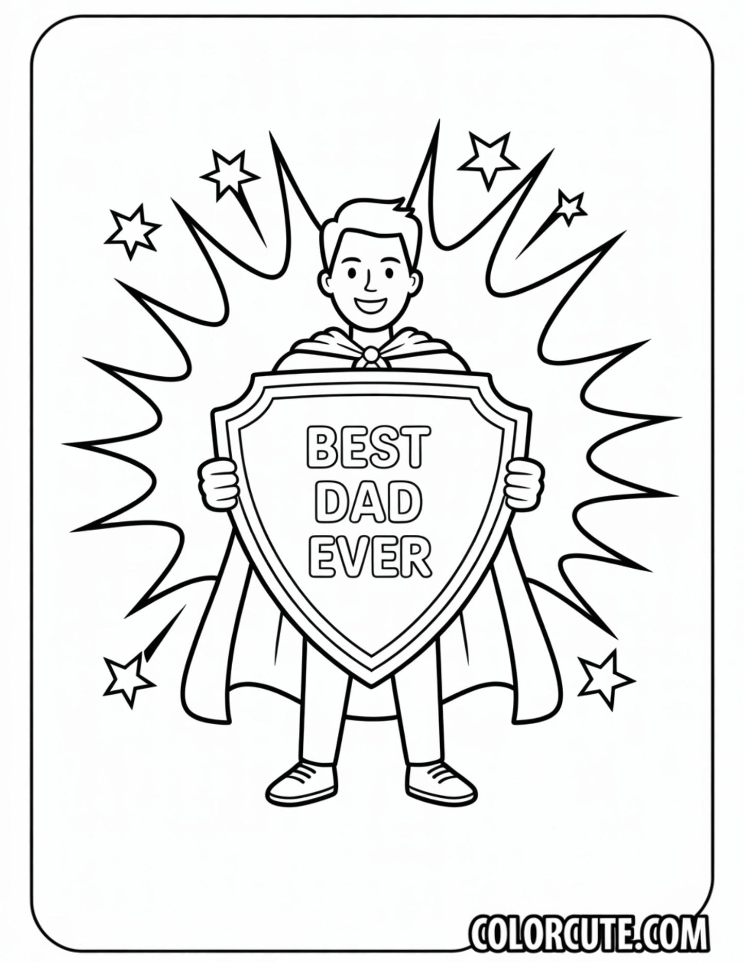 Best Papa Coloring Pages | Free PDF Printables