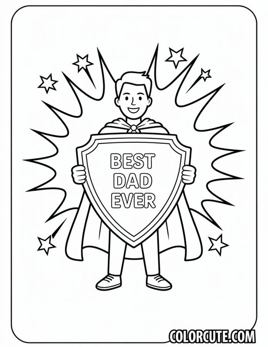 Best Papa Coloring Pages | Free PDF Printables