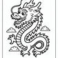 Chinese Dragon Coloring Pages | Free PDF Printables