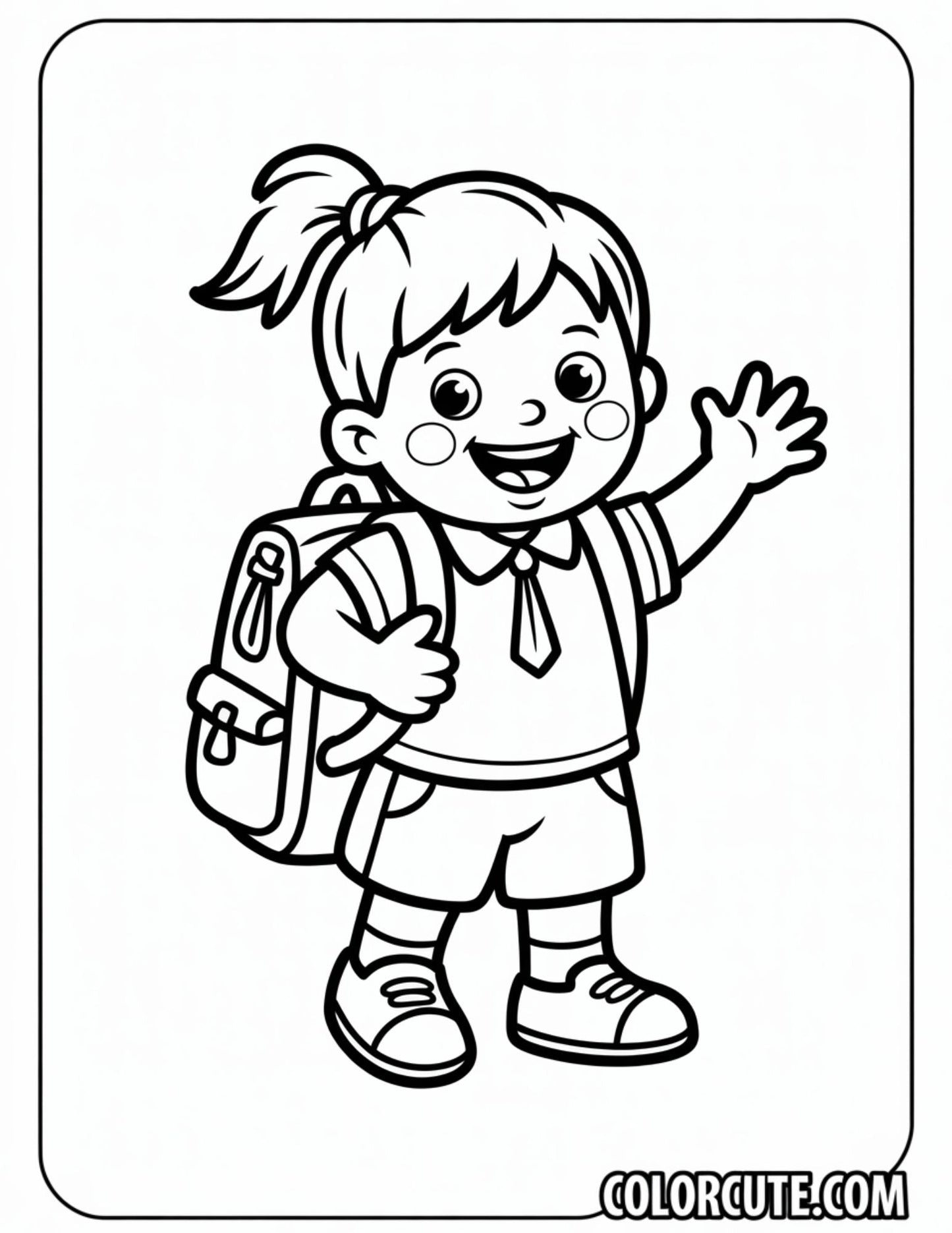 2nd Grade Back to School Coloring Pages | Free PDF Printables