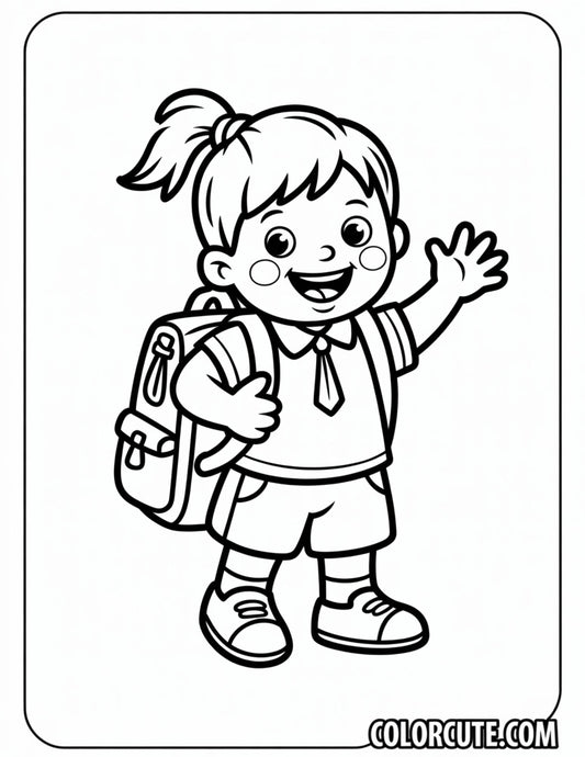 2nd Grade Back to School Coloring Pages | Free PDF Printables