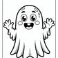 Big Ghost Coloring Pages | Free PDF Printables
