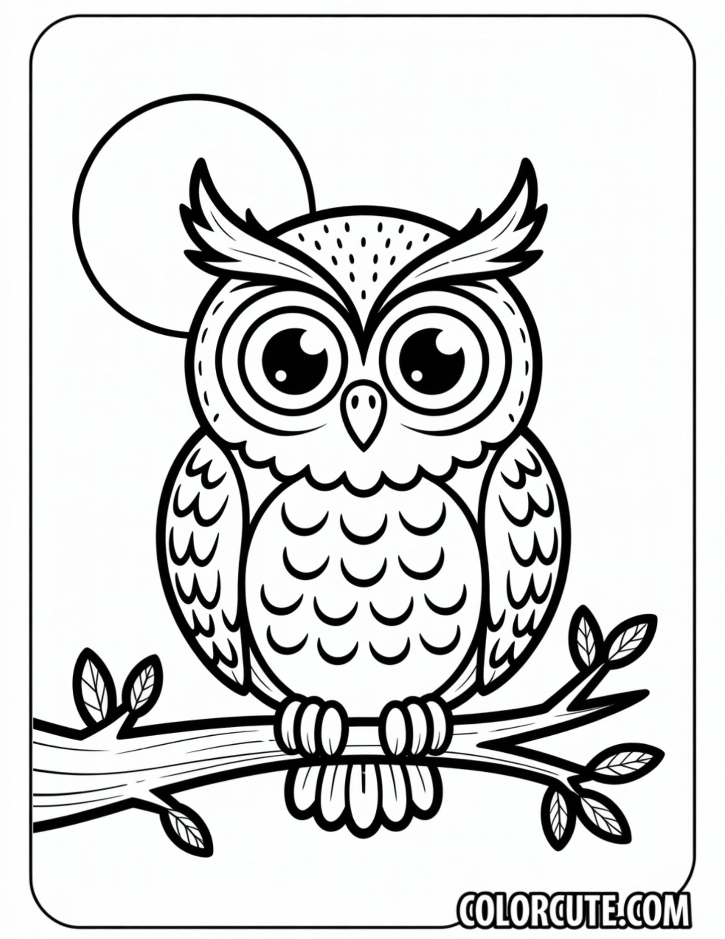 Halloween Owl Coloring Pages | Free PDF Printables