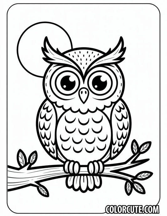 Halloween Owl Coloring Pages | Free PDF Printables