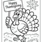 Happy Thanksgiving Coloring Pages | Free PDF Printables